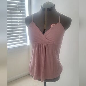 NWOT Glitter Pink Camisole